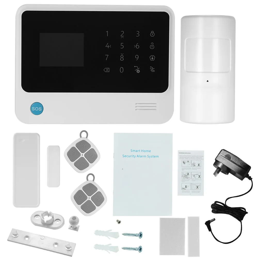 Buy Alarm Security System LCD Display Door Sensor PIR