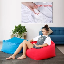 Puff Sofá Cadeira Tatami Preguiçoso Saco de Feijão Cadeira Beanbag Sofás Chaise Longue Sofá Cama cama Solteiro Sopro Mobília da Sala de estar