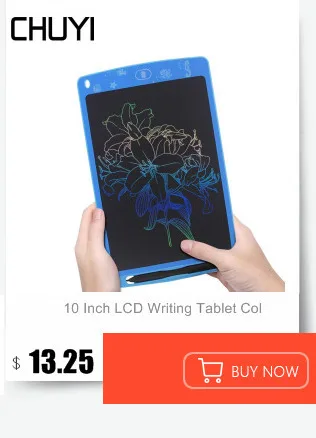 CHUYI портативный lcd планшет для рисования 4,5 дюймов блокноты для рукописного ввода цифровые заметки напоминание электронный мини-блокнот для Детские краски