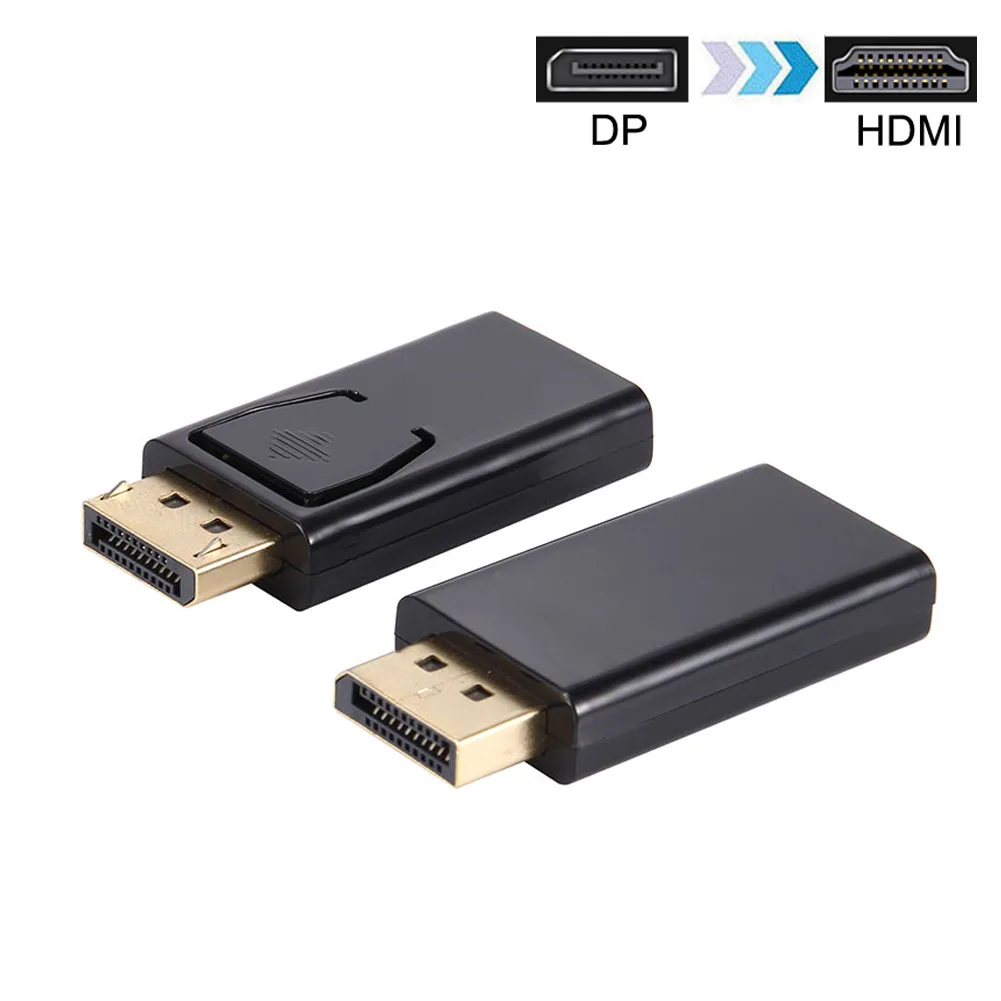 2 шт. Дисплей Порты и разъёмы к HDMI Мужской Женский адаптер конвертер Дисплей Порты и разъёмы DP к HDMI EM88