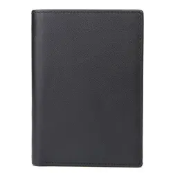 Бумажник заграничного паспорта держатель карты хранения практические Винтаж Ретро Тонкий складной легкий кожаный карман из