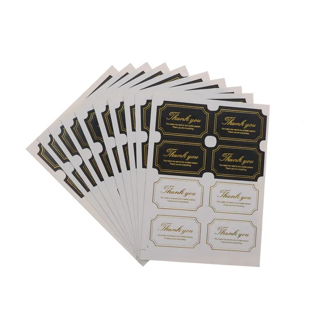 80pcs thank you food tags labels gift tag christmas decorative diy