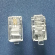 500X модульный разъем 4P2C Позолоченный разъем высокого качества