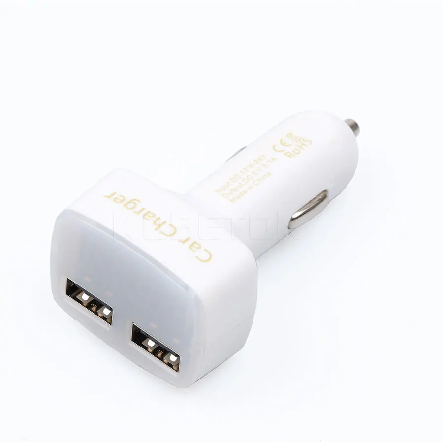 Sikeo 4 в 1 Dual USB DC 5 В 3.1A usb Автомобильное зарядное устройство Универсальный адаптер с температурой напряжения цифровой светодиодный дисплей для Audi