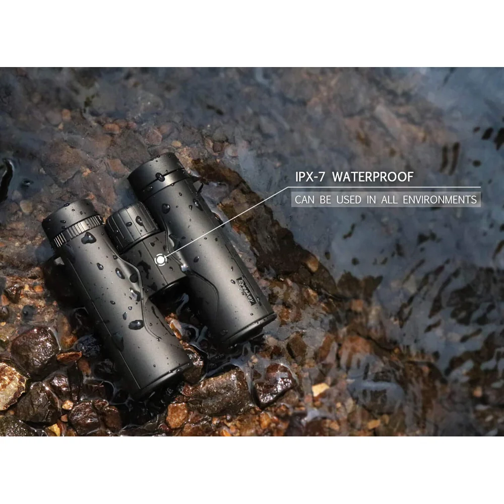 Eyeskey 8x42 IPX7 водонепроницаемый бинокль Bak4 Призма Оптика Высокая мощность телескоп для кемпинга Охота Открытый 2 цвета