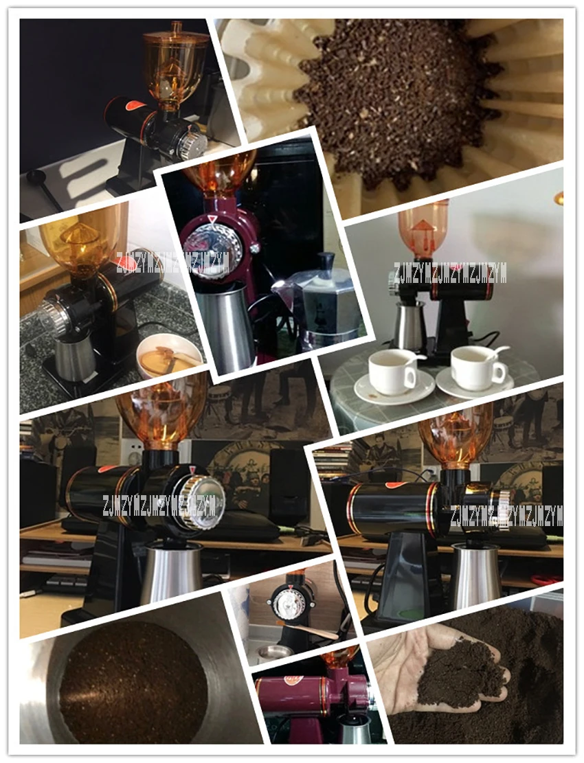 600N Электрический качественный шлифовальный станок для кофе 200 Вт Коммерческая кофейная мельница зерновая машина бытовой шлифовальный кофе в зернах 110 В/220 В