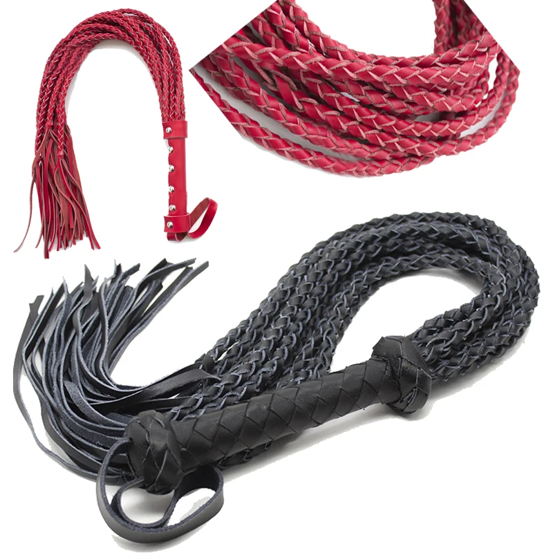 Horse Whip for Couple Adult Game Sexy Whip PU Flirt Sex Slave Toys sex