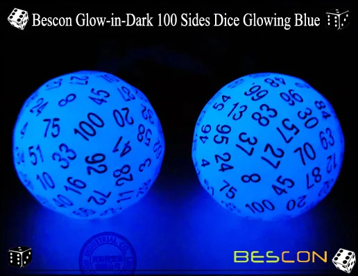 Bescon Glowing Blue D100-4