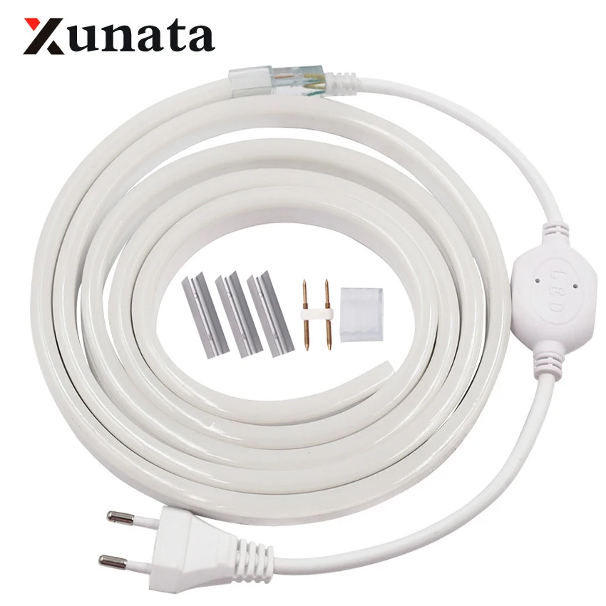 Tiras de Led exterior + ficha de alimentação Modelo Número : Led Neon Light 220v
