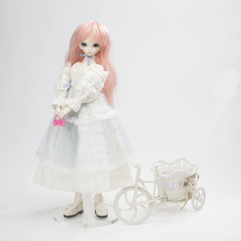 Длинные розовые волосы для кукол BJD 1/3 1/4 BJD/SD Термостойкое волокно|Куклы| |
