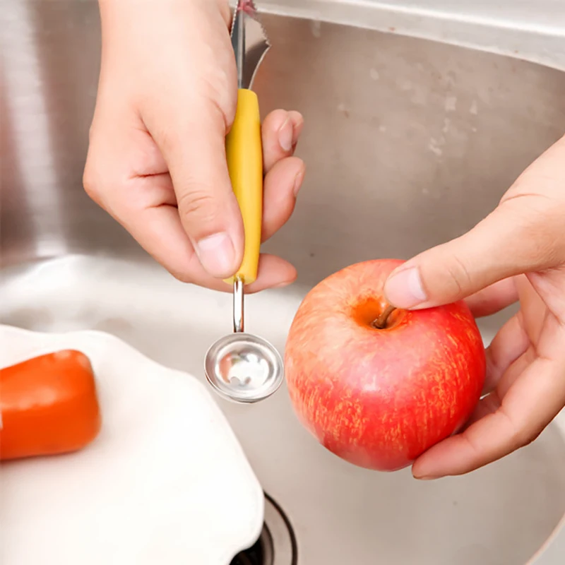DIY нож для резьбы по фруктам ложка мороженого кухонные инструменты арбуза из