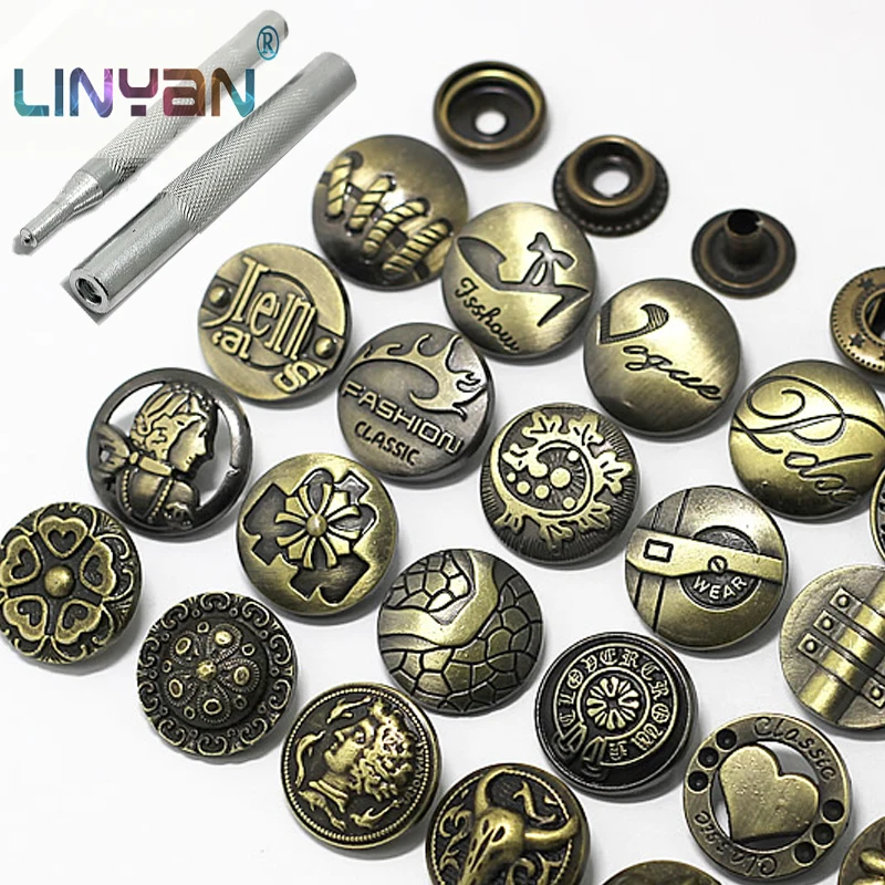 

20 sets+ 831 tools snap Leather craft Rapid Rivet METAL Snap Fastener Press Stud Buttons Poppers Craft + Fixings Tools Kit zl3