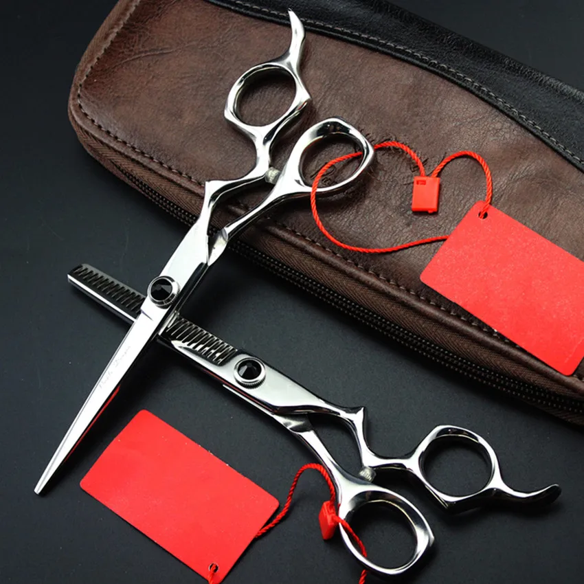 Upscale Germany 440c 6 inch hair scissors thinning shears cutting