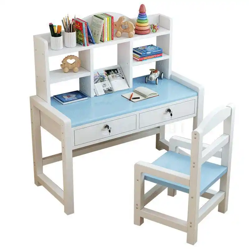 Study Desk For Children Desk Solid Wood Desk Chair Set Of