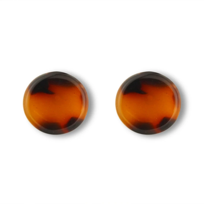 Dayoff, корейские маленькие круглые серьги-гвоздики из акриловой смолы и ацетата, Piecring, серьги-гвоздики с леопардовым принтом, Женские Ювелирные изделия E662