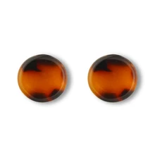 Dayoff, корейские маленькие круглые серьги-гвоздики из акриловой смолы и ацетата, Piecring, серьги-гвоздики с леопардовым принтом, Женские Ювелирные изделия E662