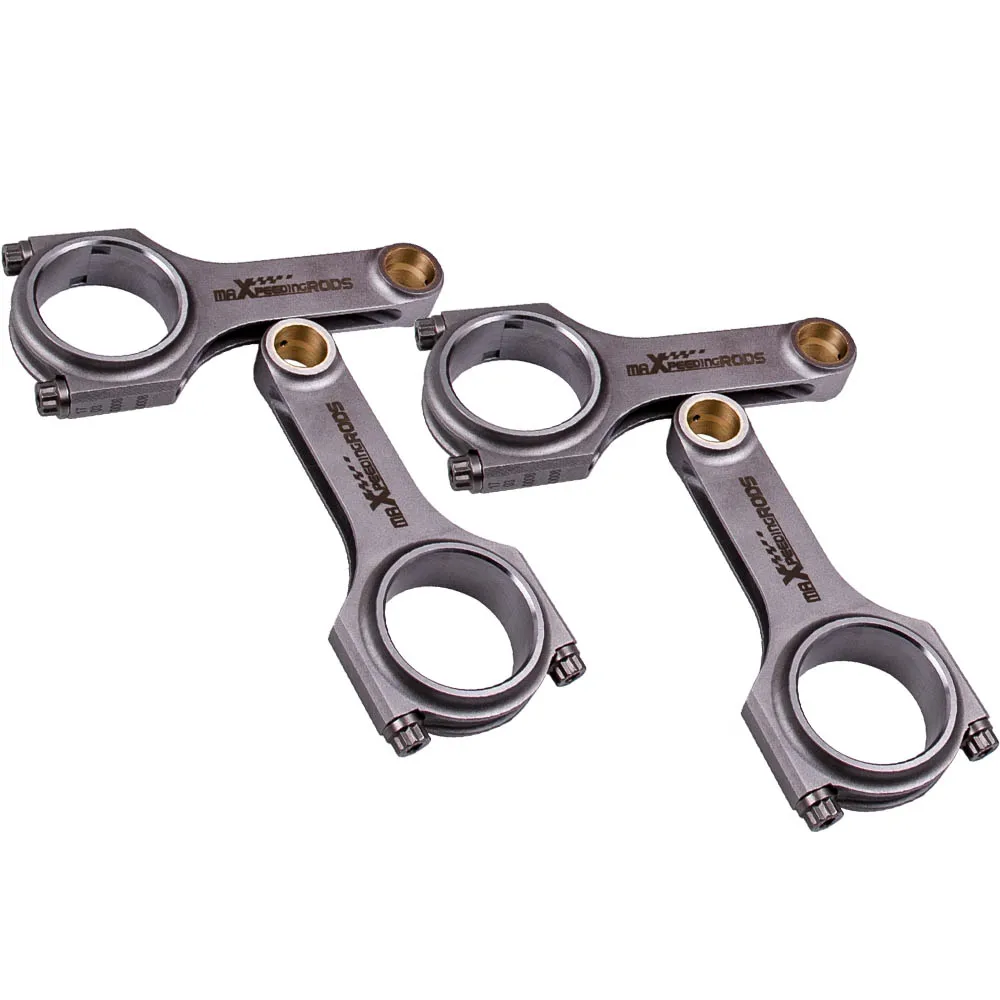 

Conrod Connecting Rods For Audi S3 A4 TT 1.8T VW Golf Pleuel Bielle 4340 Forged Steel H Beam Balanced 144mm arp2000 EN24