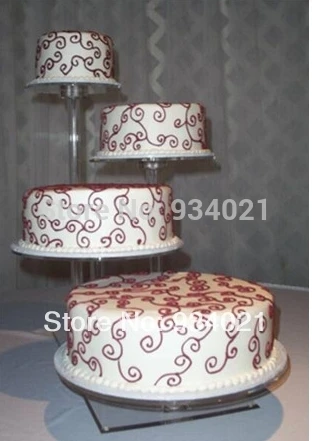 

Clear 4 Tiers Acrylic Cupcake Stands/ Plexiglass Wedding Cake Diplay Stands/Acrylic Cupcake Stand