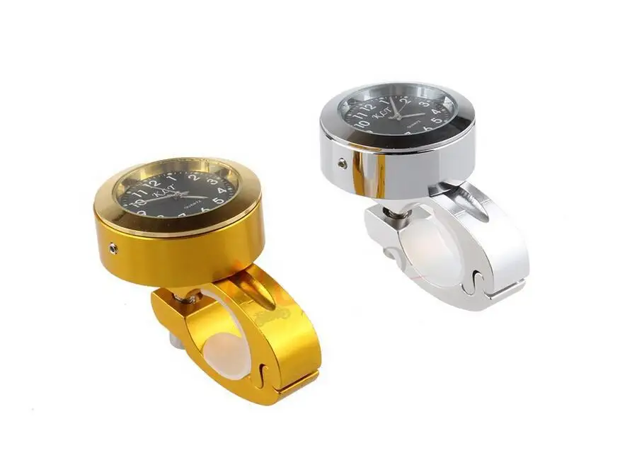Motorcycle Accessory Handlebar Mount Clock Watch Universal Waterproof