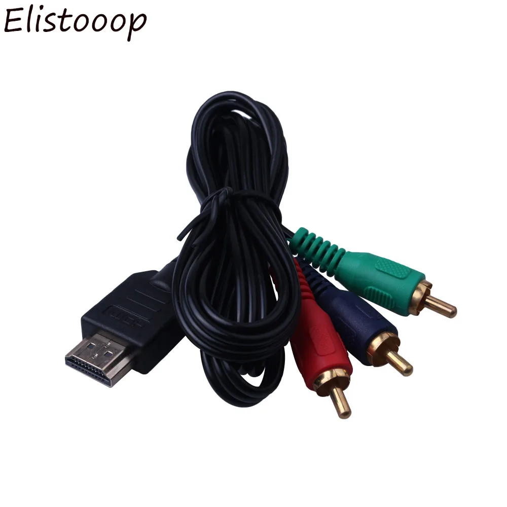 Elistooop 1080p HDMI штекер на 3 RCA кабель Видео Аудио VGA AV адаптер шнура конвертера для