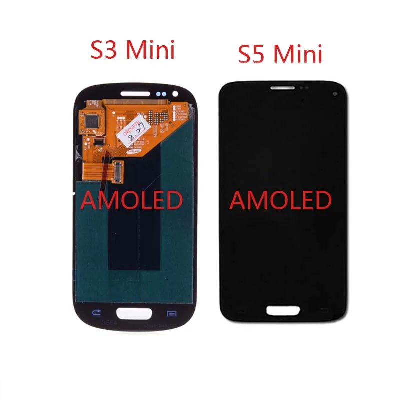 

Super AMOLED LCD For SAMSUNG Galaxy S3 Mini i8190 S5 Mini G800F LCD Display Touch Screen Digitizer Full LCD Assembly