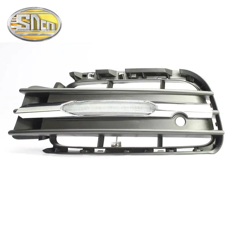 

SNCN LED Daytime Running Light For Volkswagen Touareg 2013 2014,Car Accessories Waterproof ABS Cover 12V DRL Fog Lamp Decoration