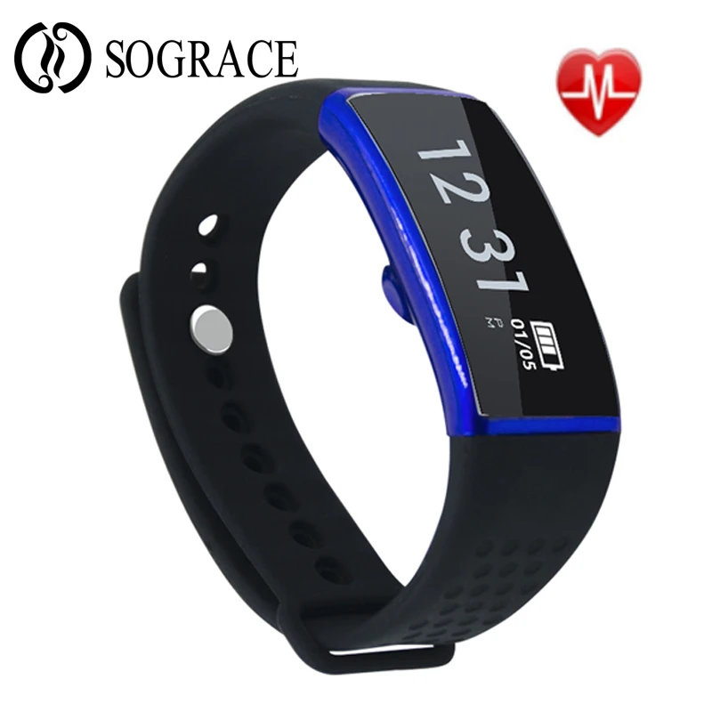 Wristband Fitness Tracker Pedometer Waterproof Watch Bluetooth Activity