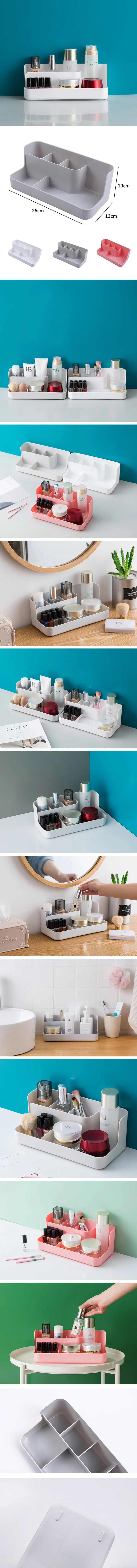 Makeup Organizer Bathroom Storage Box Cosmetic Organiser Office Desktop Make Up Jewelry Storage Box Sundries Container