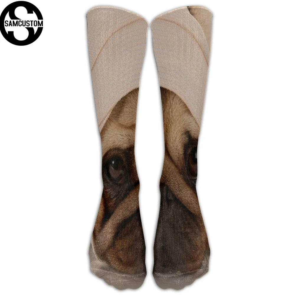 SAMCUSTOM модные гольфы женские хлопковые Гольфы выше колена для дам милые длинные