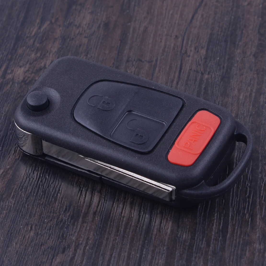 

CITALL Black 3 Buttons Car Slim Uncut Blade Blank Remote Key Fob Case Shell Fit for Chrysler Crossfire 2004 2005 2006 2007 2008