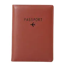 Модный клатч для паспорта на каждый день, для денег, однотонный, с буквенным принтом, анти-дегаузный зажим, многофункциональный пакет, Id папка, кошелек для денег