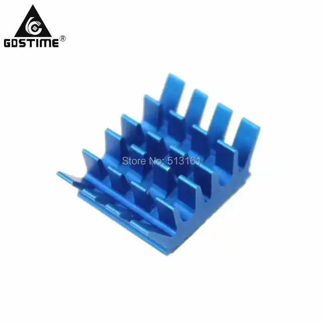 Best Offers 10pcs Gdstime Computer VGA Card DDR RAM IC PC Chipset Memory Aluminum Blue X8 Cooler Heatsink Best Offers 10pcs Gdstime Computer VGA Card DDR RAM IC PC Chipset Memory Aluminum Blue X8 Cooler Heatsink