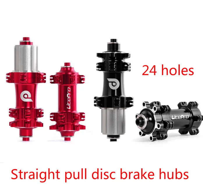 Litepro disc brake straight pull wheel hubs bmx bike disc brake hubs mtb hubs 24h