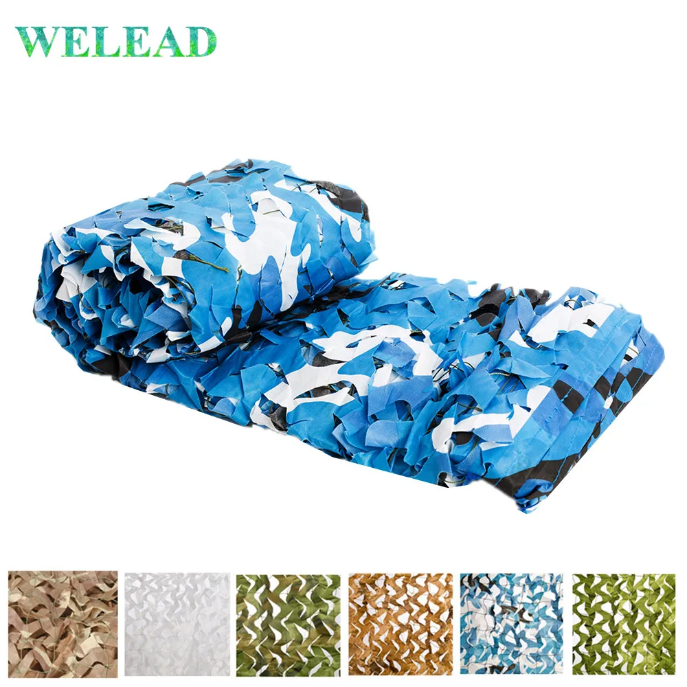 Welead 1 5x10 Reinforced Camouflage Net 6 Colors Mesh Hide Garden