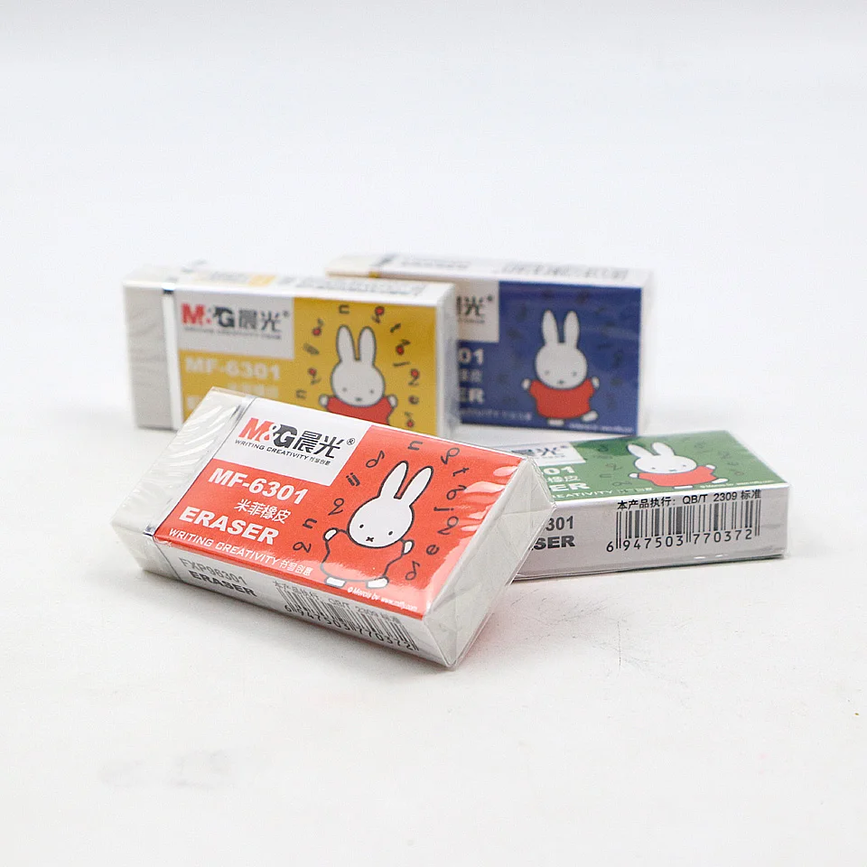 2 шт./лот высокое качество miffyPencil резиновый ластик бежевый рисунок стирательная