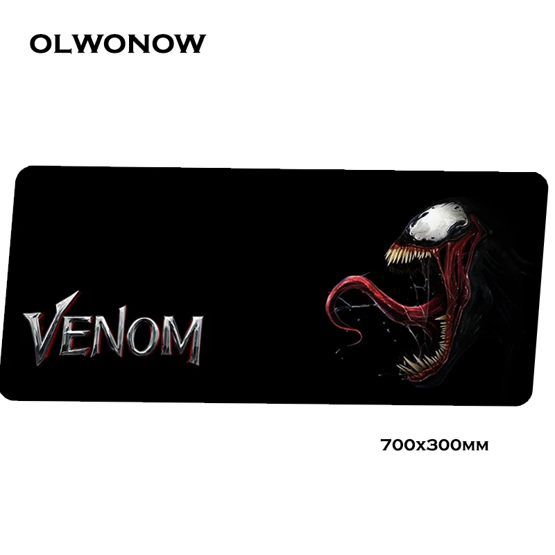 Venom mouse pad HD pattern 70x30cm pad to mouse Popular computer mousepad gaming mousepad gamer to laptop Adorable mouse mat - Цвет: Size 700x300x2mm