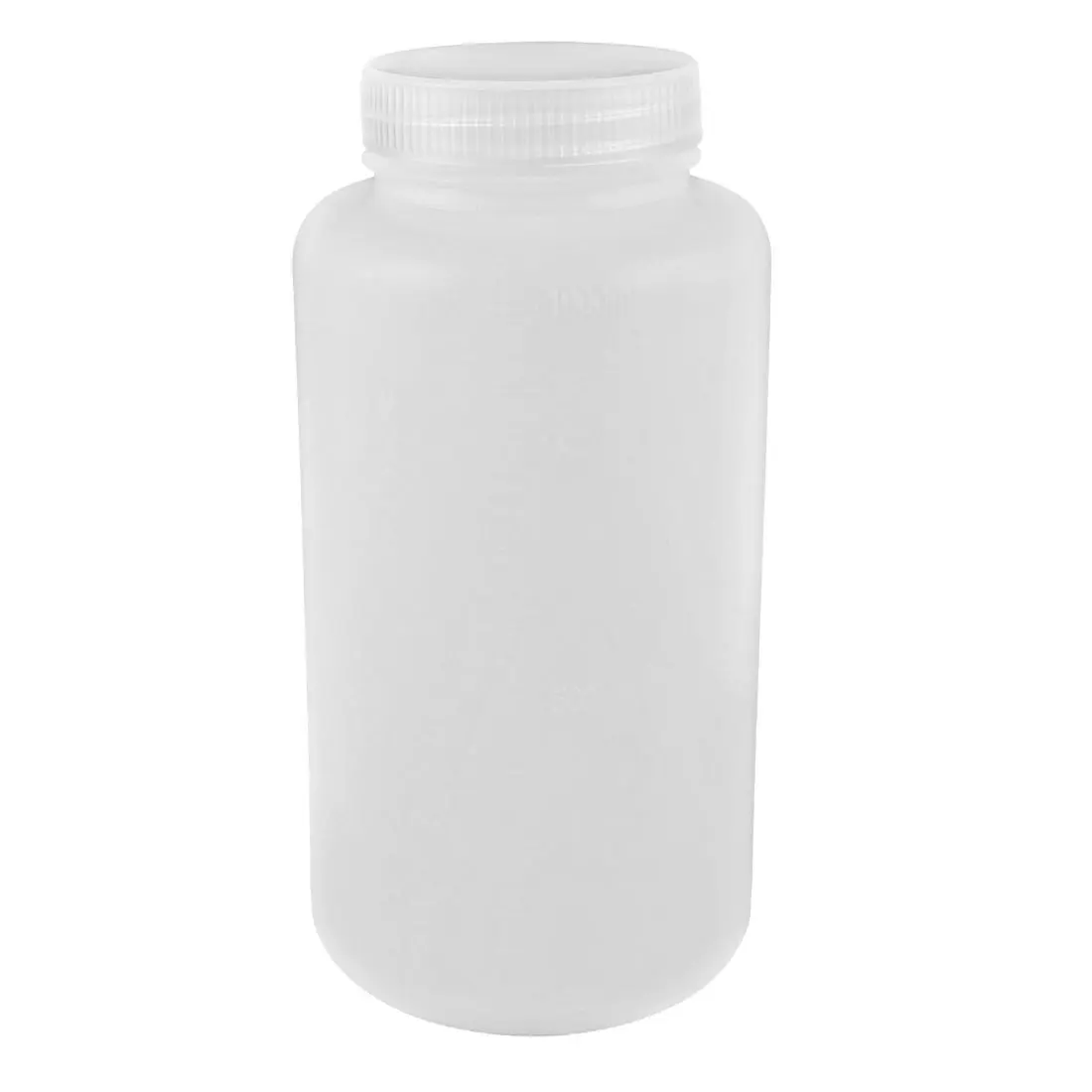 SOSW-1000ML прозрачная белая лабораторная Двойная Крышка герметичная пластиковая бутылка