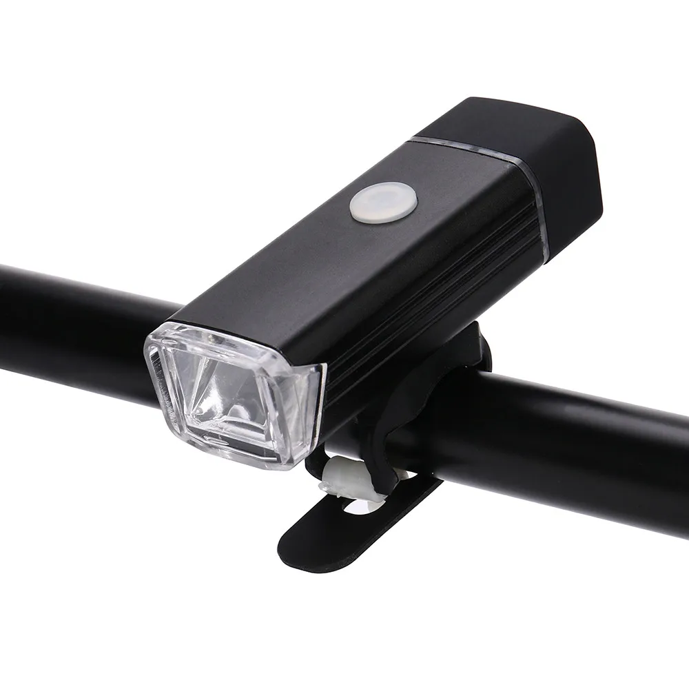 USB Rechargeable LED Bicycle Bright Bike Front Headlight and Rear Tail Light Set Suitable for tube diameter 20-40mm new A30