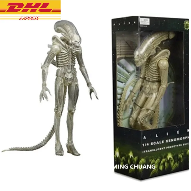 

Alien 1/4 Translucent Aliens Vs Predator - Requiem Devil AVP Predator PVC Action Figure Collectible Model Toy D380