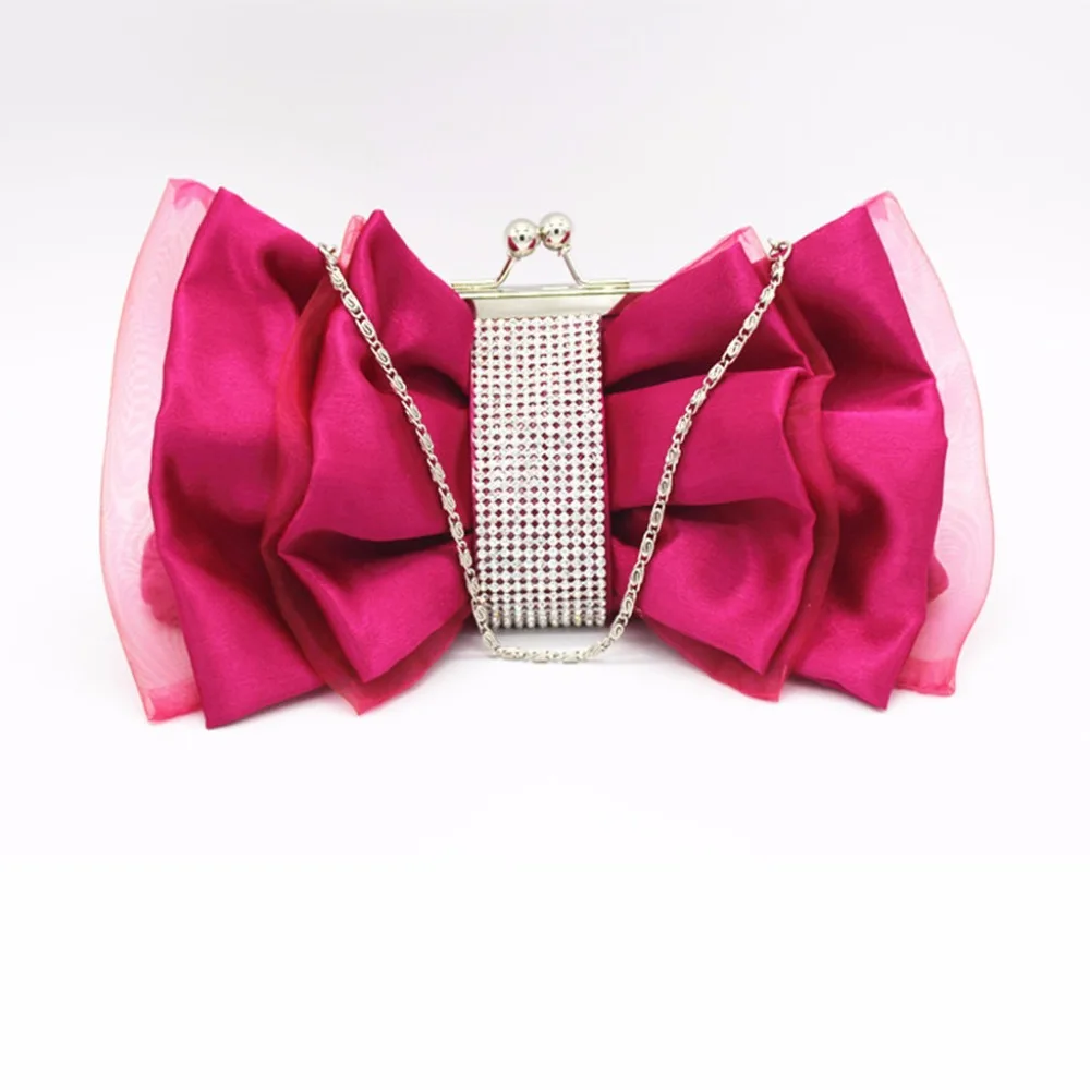 

Fashion Women Bow Flower Shoulder Bag Bride Bridesmaid Bag Evening Bag 2019 anti backpack fashion korean 0429