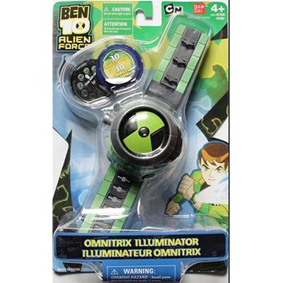 Tronzo 21 см Ben 10 Omnitrix часы Стиль Дети проектор часы игрушки Япония Подлинный Ben 10 подарок на день рождения для мальчика ребенок Прямая поставка - Цвет: Omnitrix Watch