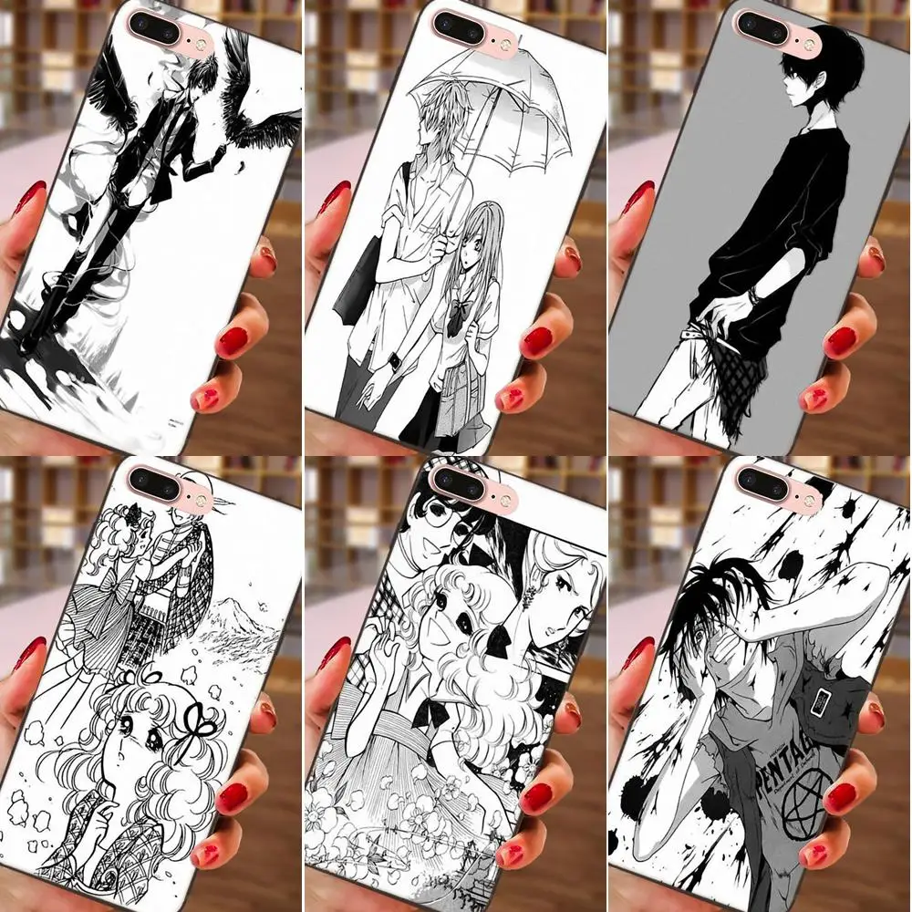 

For Xiaomi Redmi Note 2 3 4 4A 4X 5 5A 6 6A Plus Pro S2 Y2 High Quality High-End Phone Accessories Case Black Anime Manga Candy