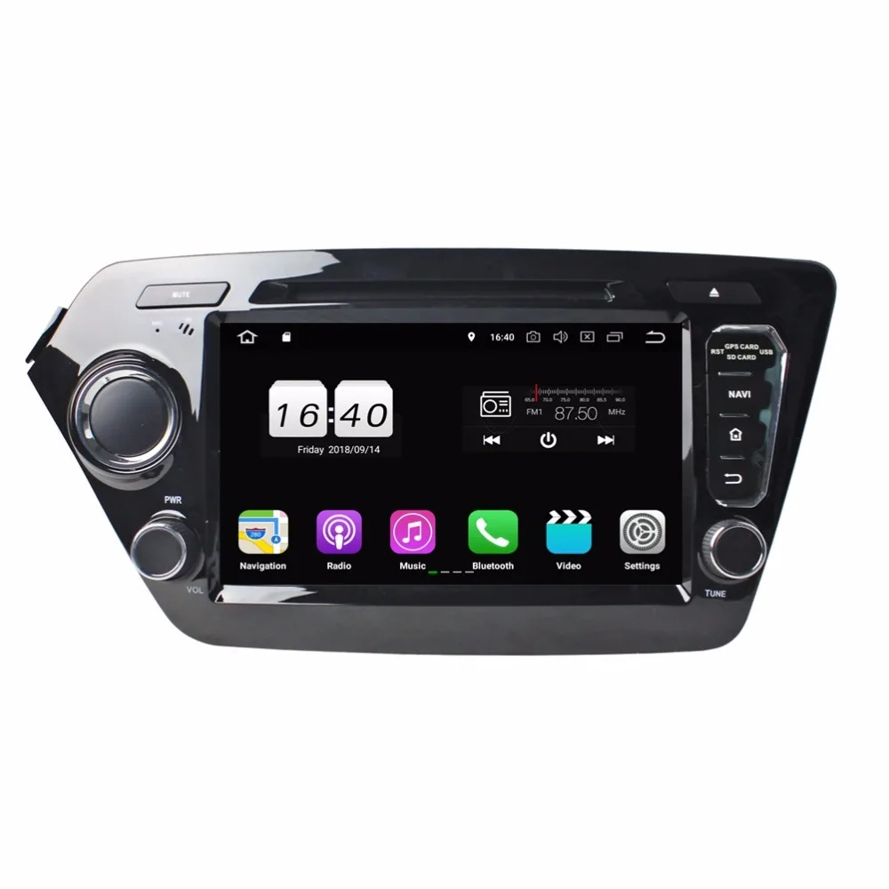 

IPS Android 8.1 TDA7851 For kia K2 RIO 2010-2015 quad Core 2GB RAM BT Wifi GPS Map DVR rear camera OBD Car DVD Player RDS Radio