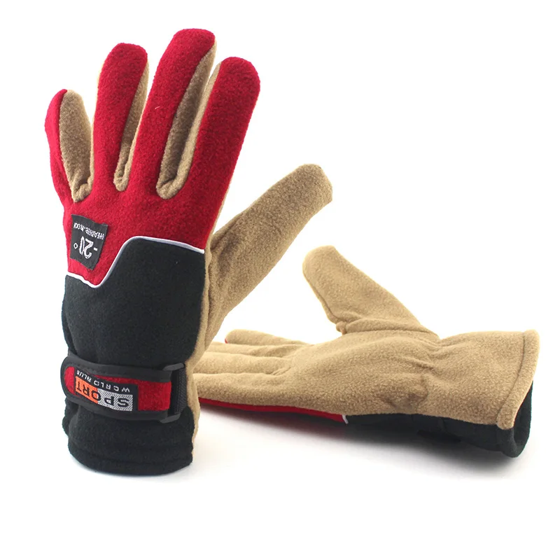 Cycling Gloves Winter Windproof Fleece Warm Bicycle Gloves Full Finger Men Women MTB Bike Ski Motorcycle Gloves Accessory AC0240 (6)