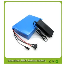 ebike lithium battery 48v 25ah lithium ion bicycle 48v electric scooter battery for kit electric bike 1000w with BMS , Charger