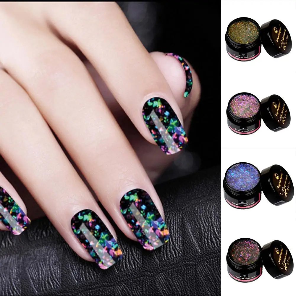 

5ml starry sky aurora UV gel long-term soaking mixed varnish nail oil