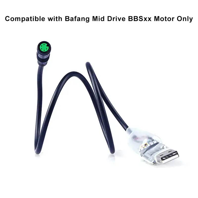 Electric Bike USB Program Cable For 8fun Bafang BBS01 BBS02 Mid Drive Motor