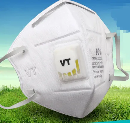 

5pcs New foldable Respirator Masks with Breathing Valve Anti-dust/fog/haze/exhaust-PM2.5 Masks