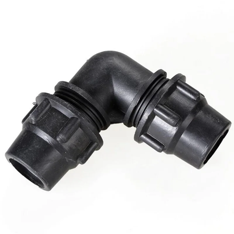 Inner Diameter 20mm And 25mm 90 Degree PE Pipe Elbow Connector High