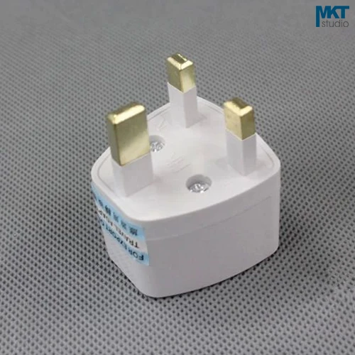1Pcs Electrical Power Socket Adapter Plug For UK British England